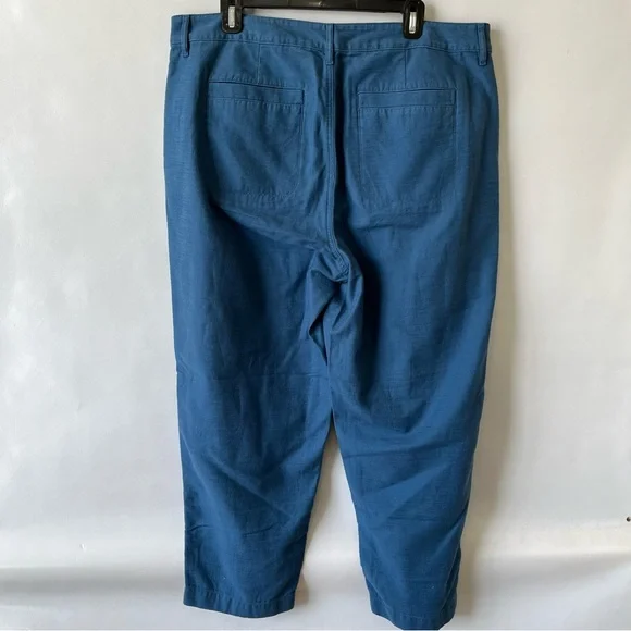 J. Crew BJ493 Cotton Camp Pants Blue NWT - Picture 3 of 10